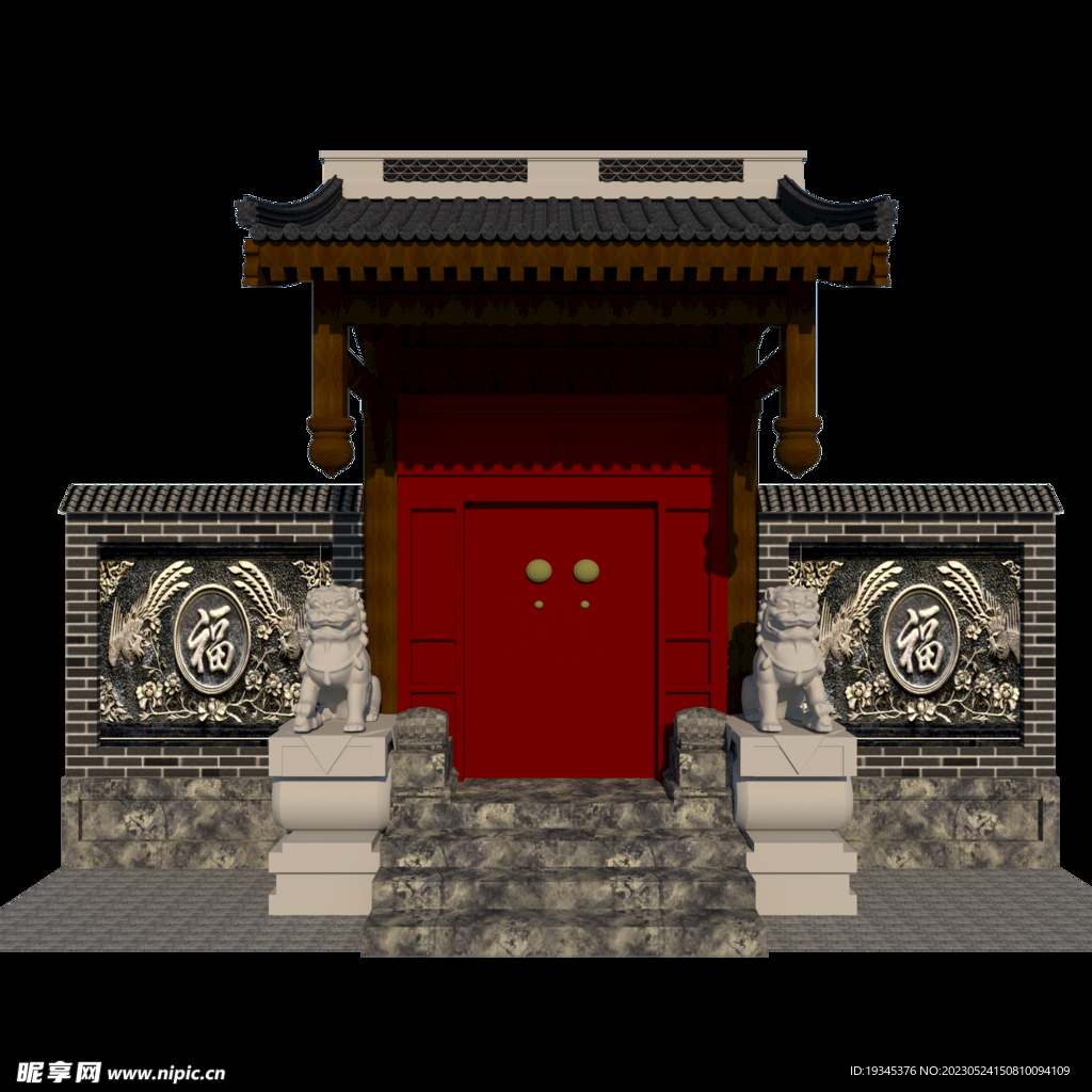 新中式门楼
