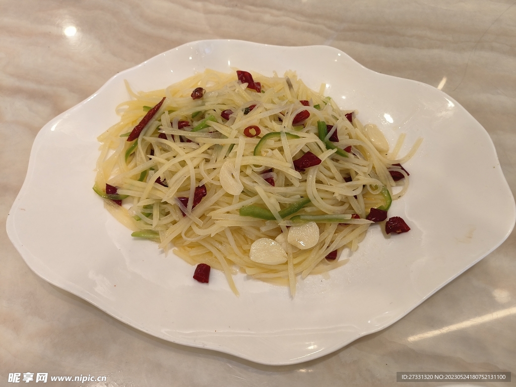 爆炒酸辣土豆丝