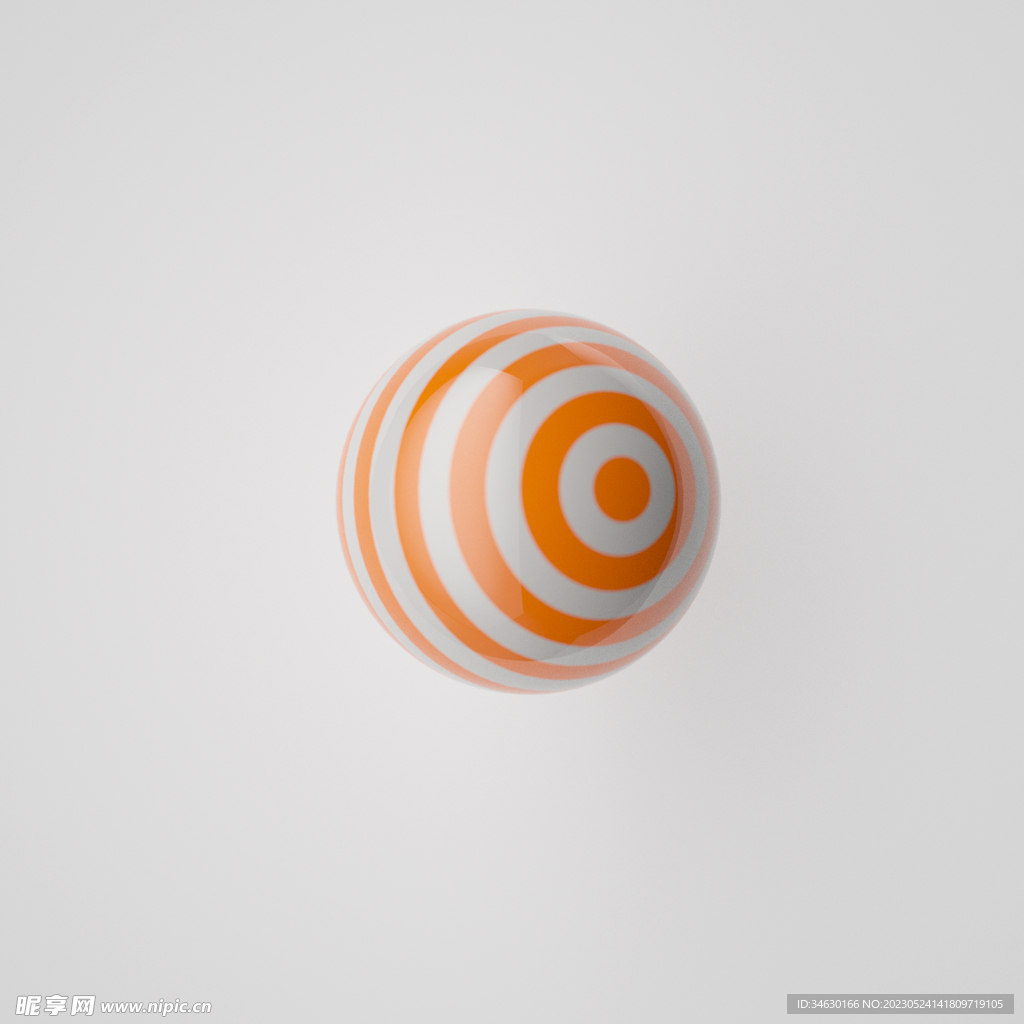 橙色素材球