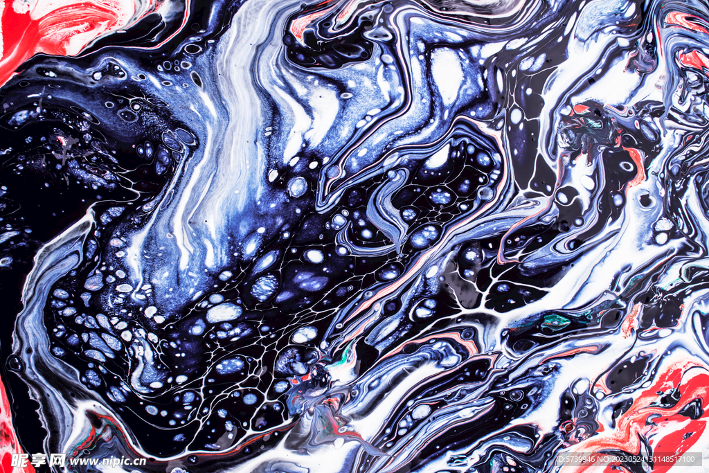 水彩墨韵流体肌理纹理背景图片