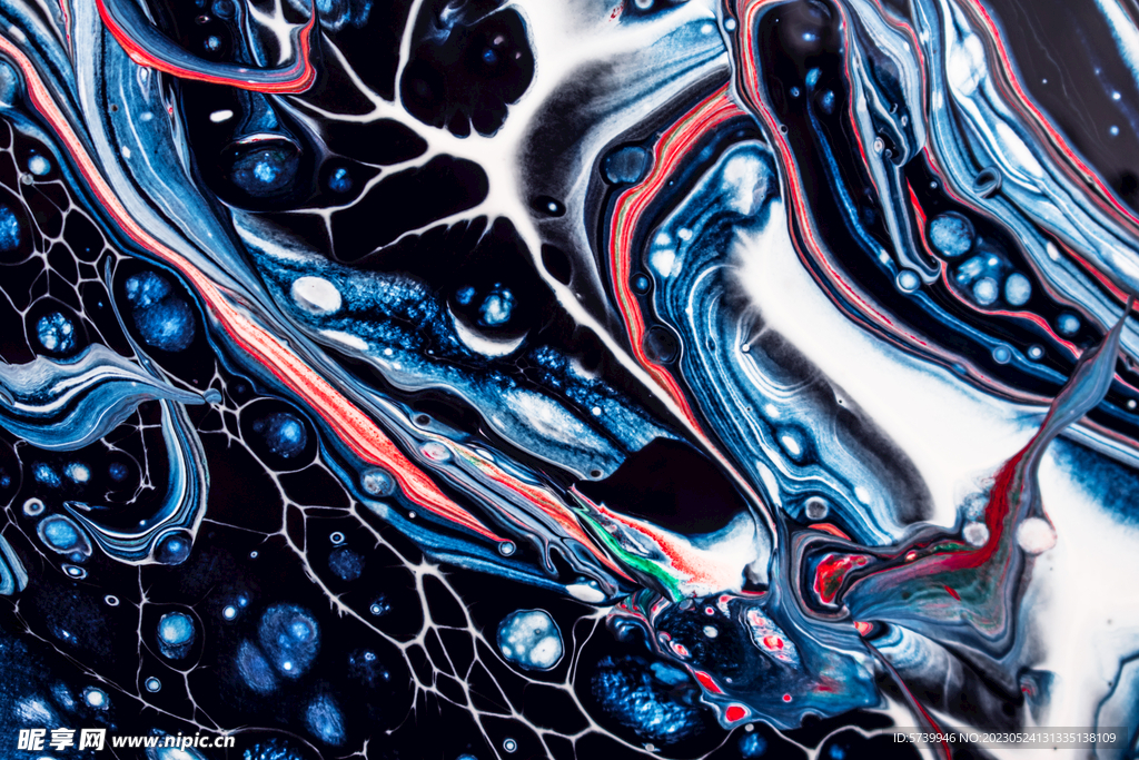 水彩墨韵流体肌理纹理背景图片