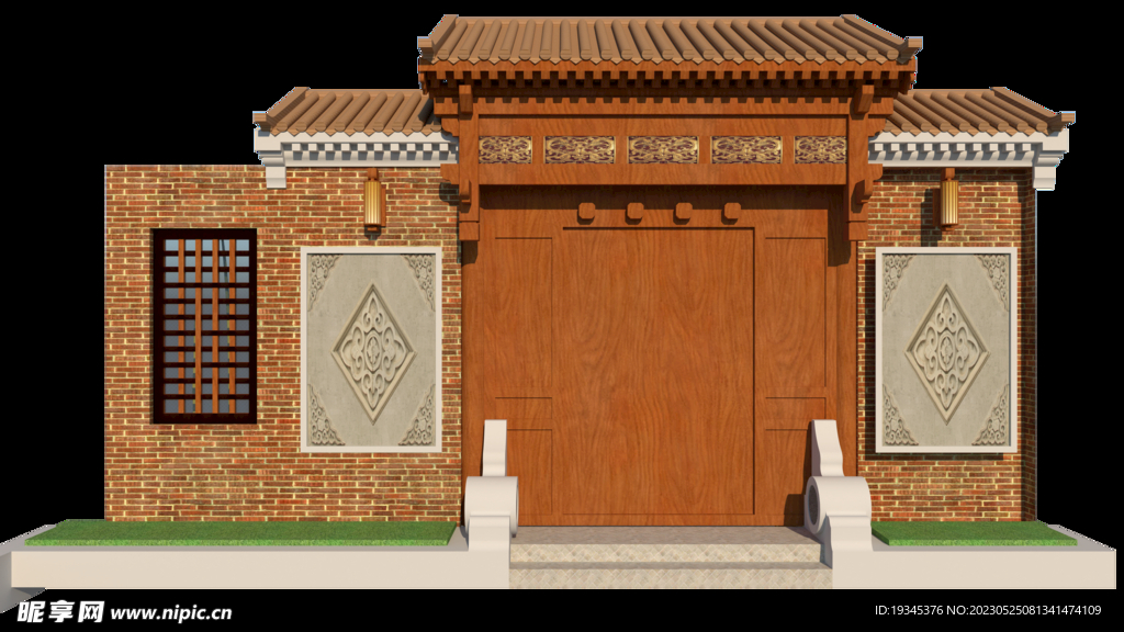 中式门楼