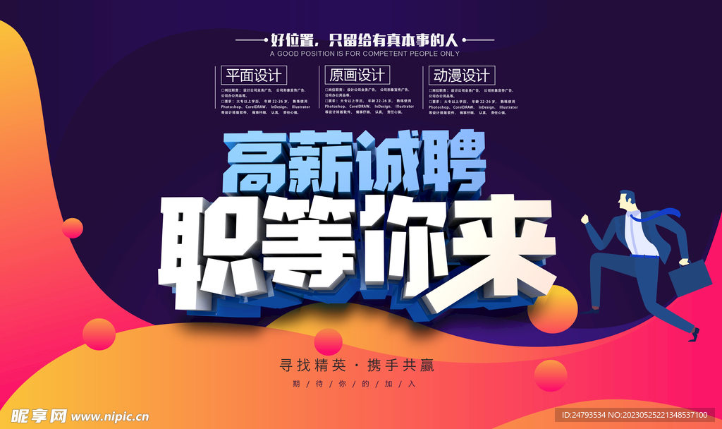 招聘展板