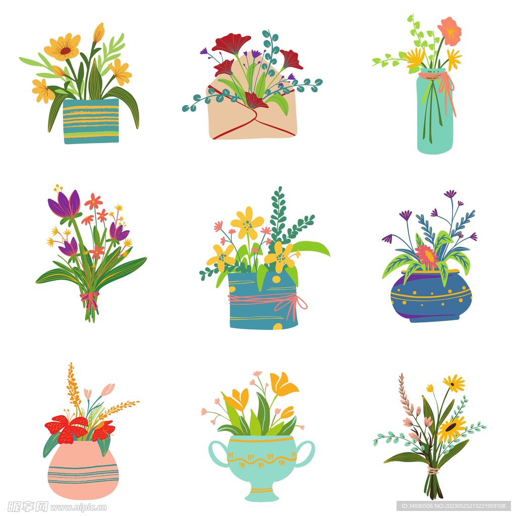 花瓶中的花朵花卉