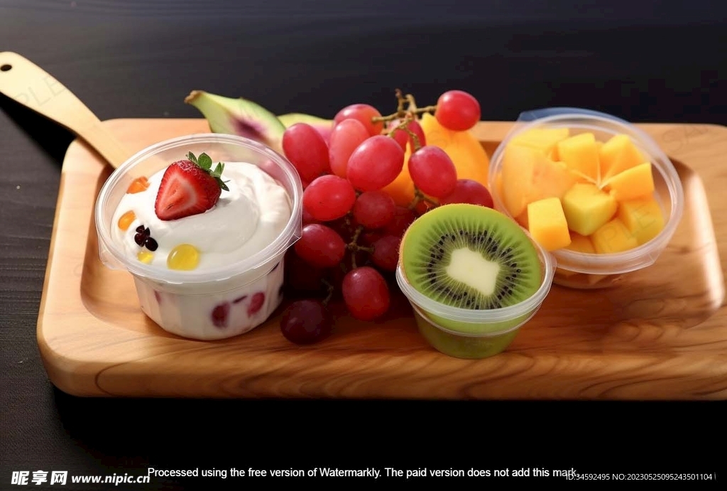 水果酸奶高清图