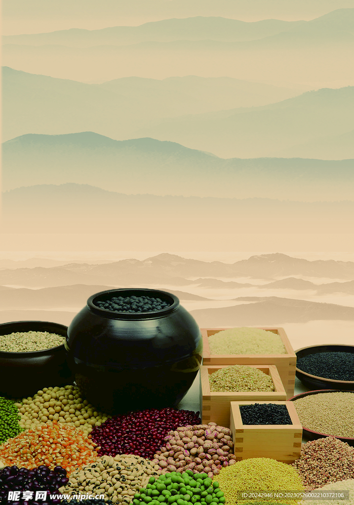 五谷杂粮背景  