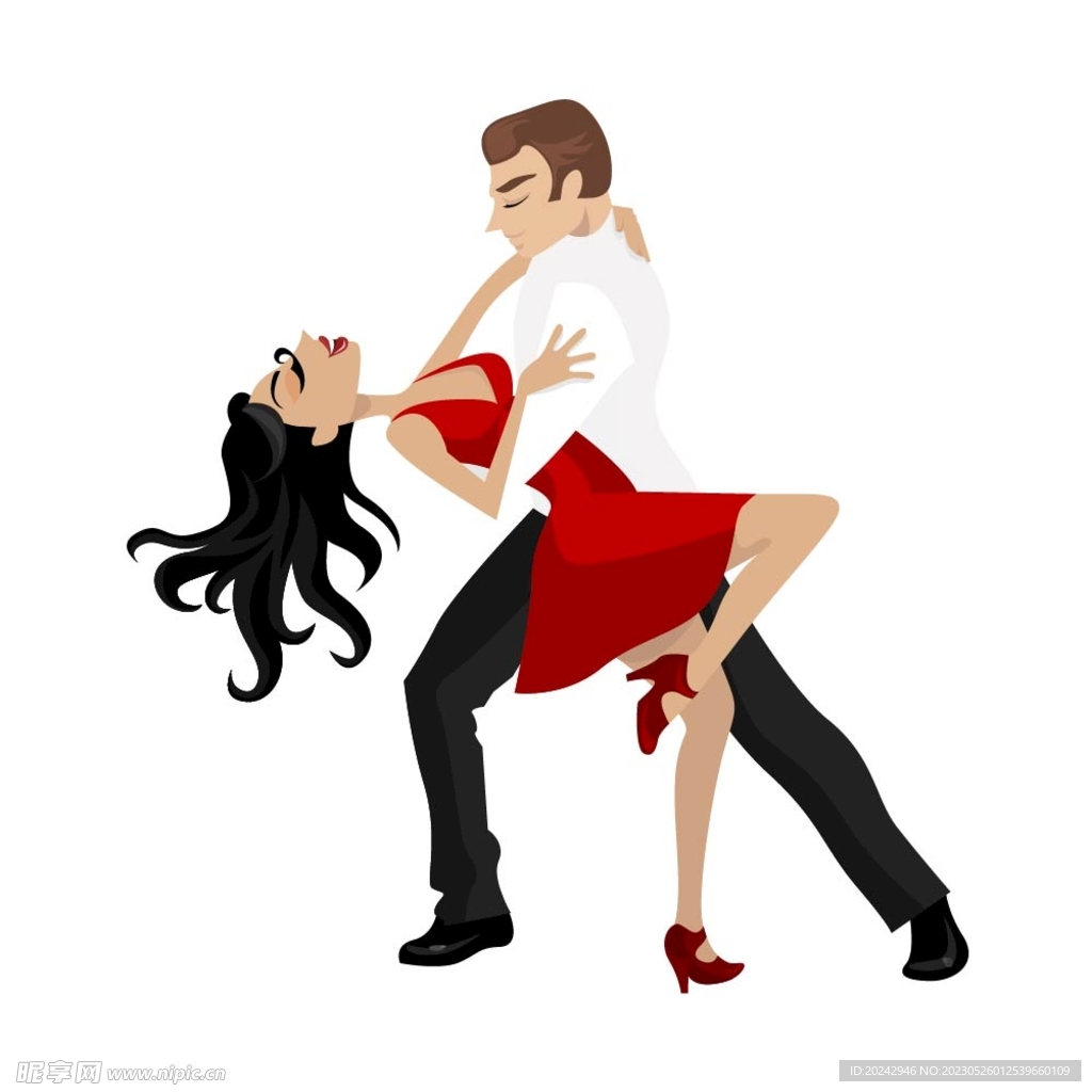 情侣  探戈舞蹈