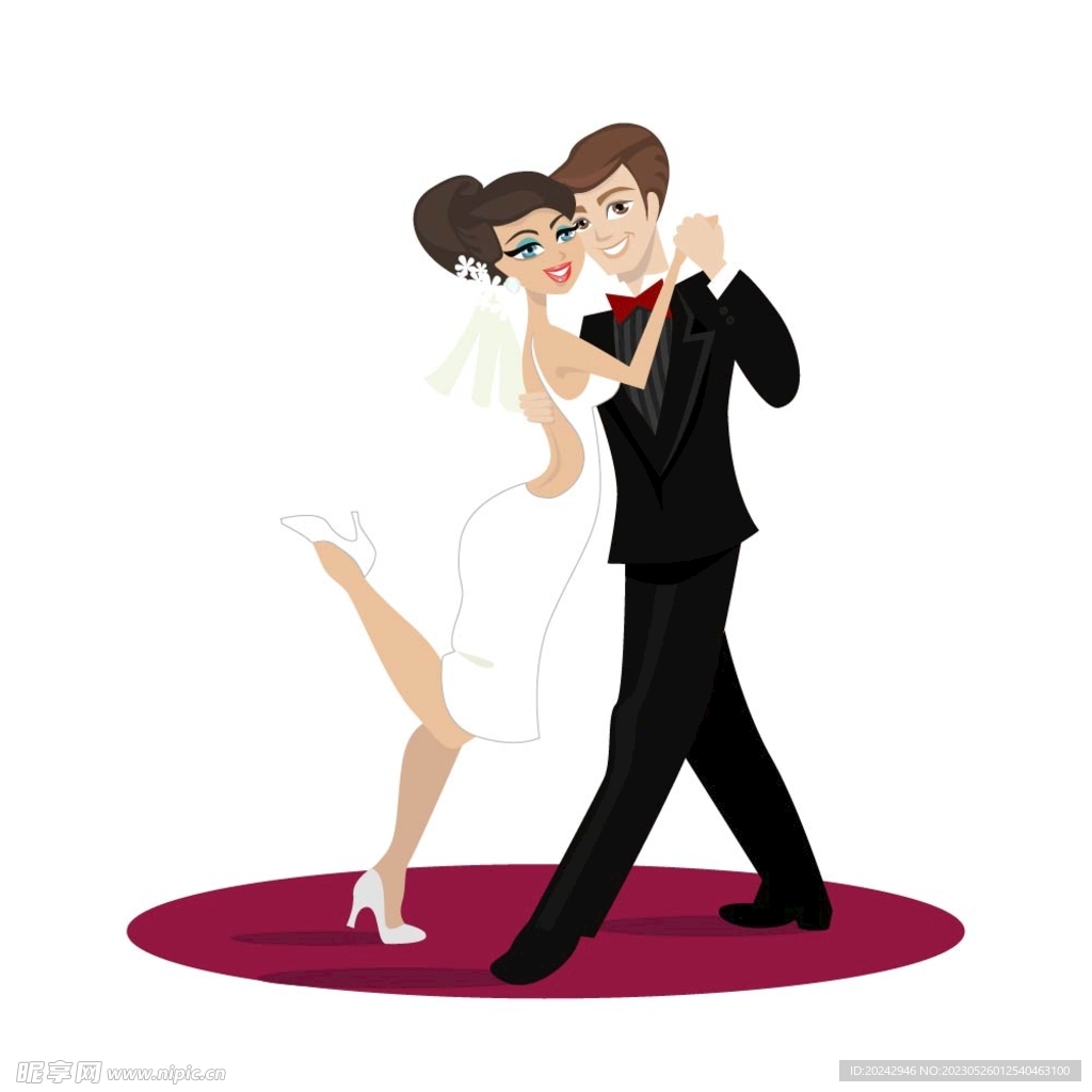 情侣  探戈舞蹈