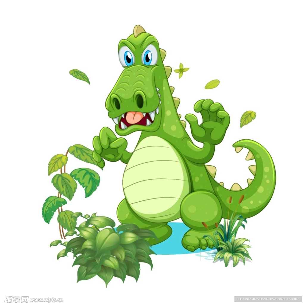 卡通鳄鱼