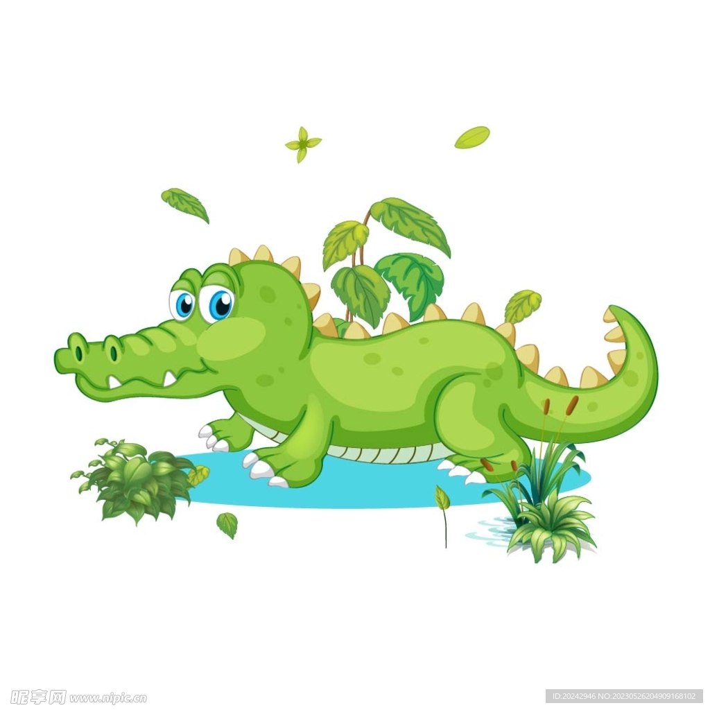 卡通鳄鱼