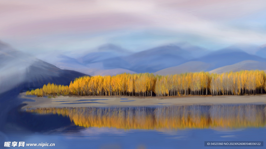 云雾山下芦苇荡