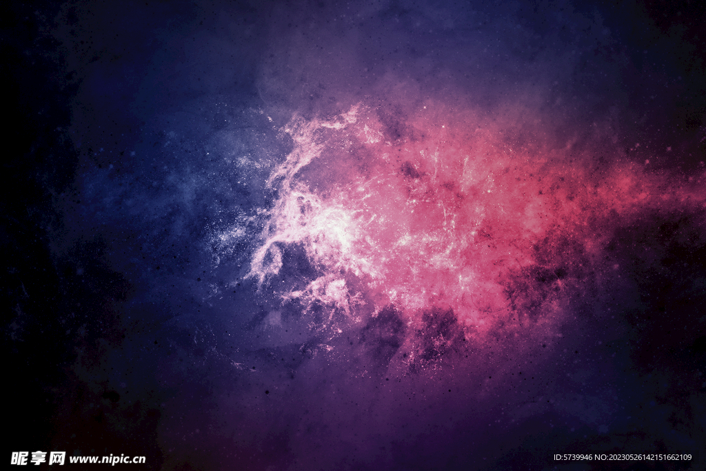 绚丽宇宙星空星尘星系图片素材 
