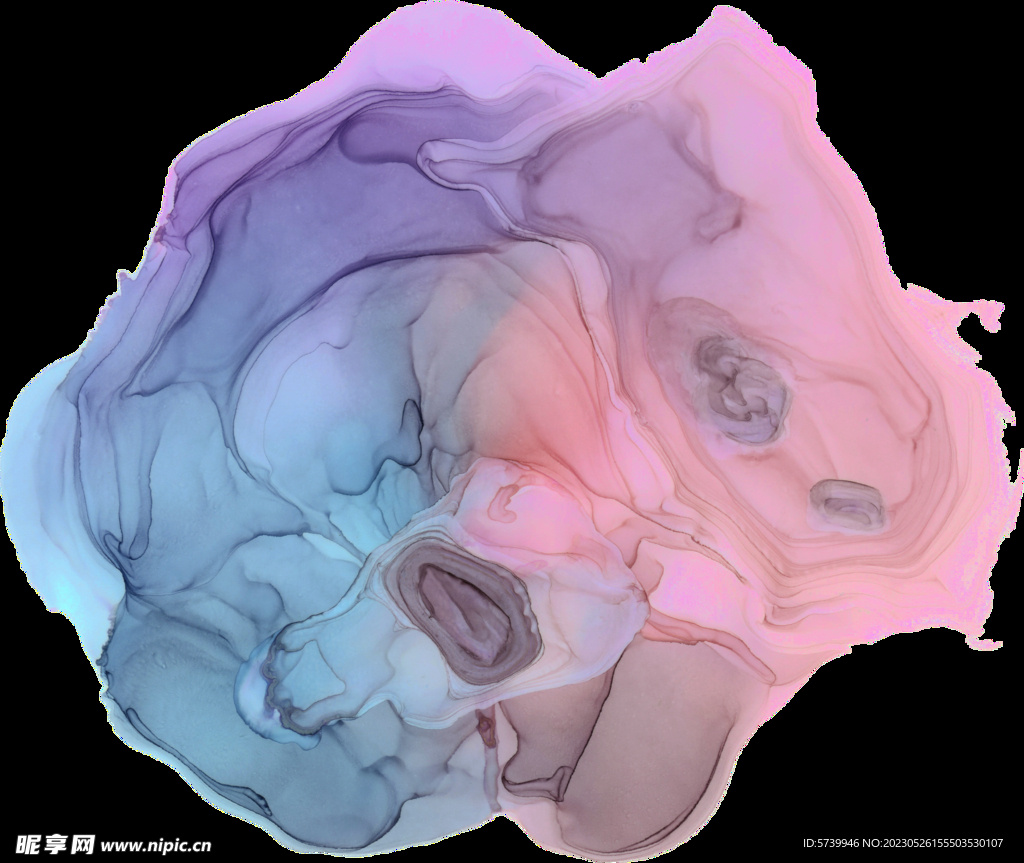 水彩墨韵肌理纹理背景图