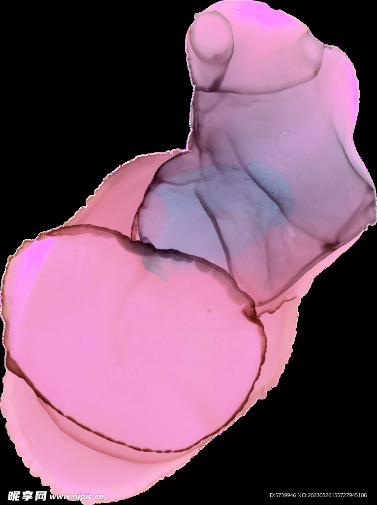 水彩墨韵肌理纹理背景图