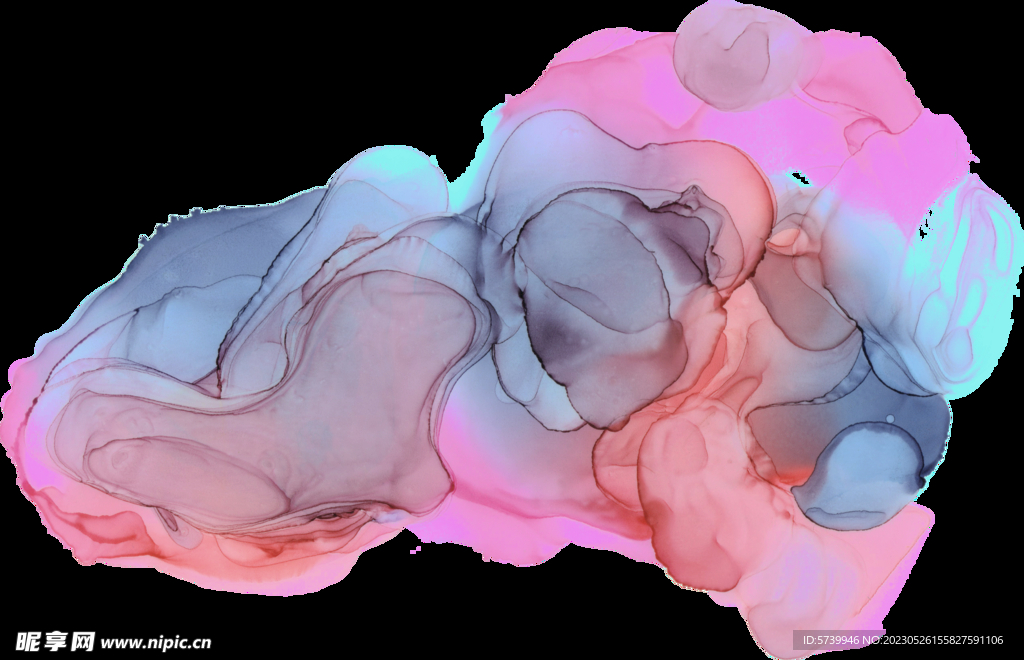 水彩墨韵肌理纹理背景图