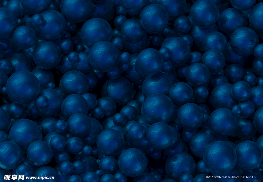 蓝色球