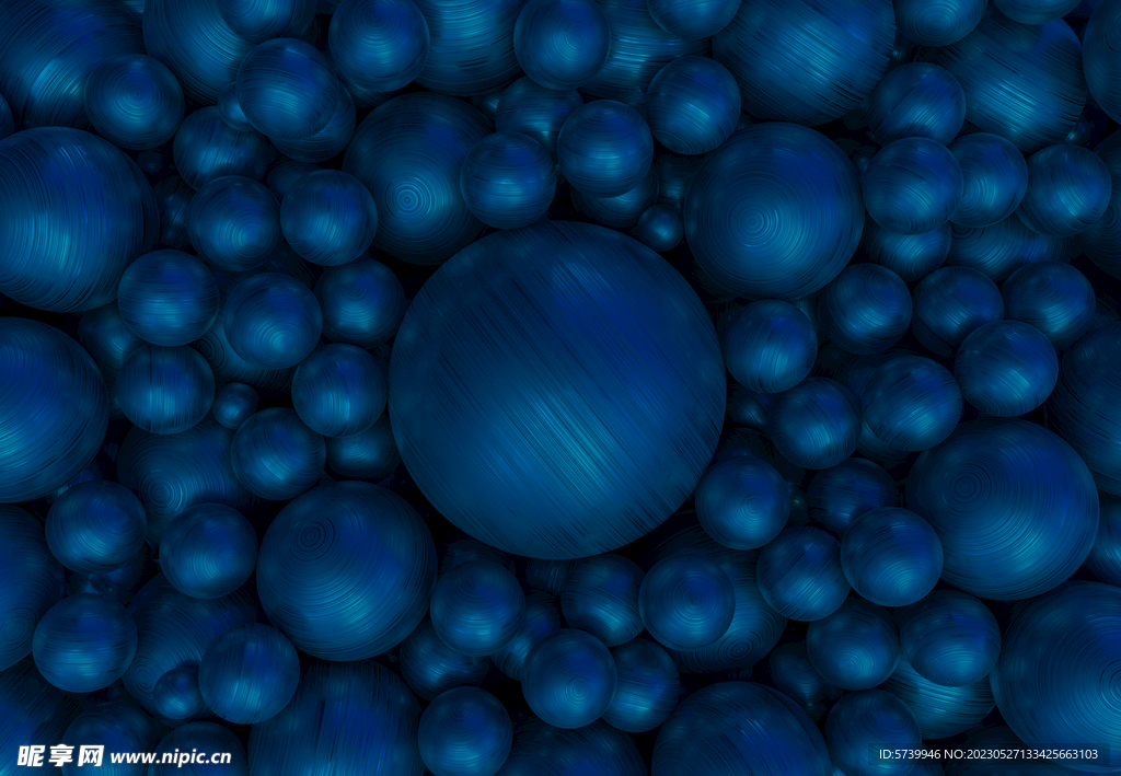 蓝色球