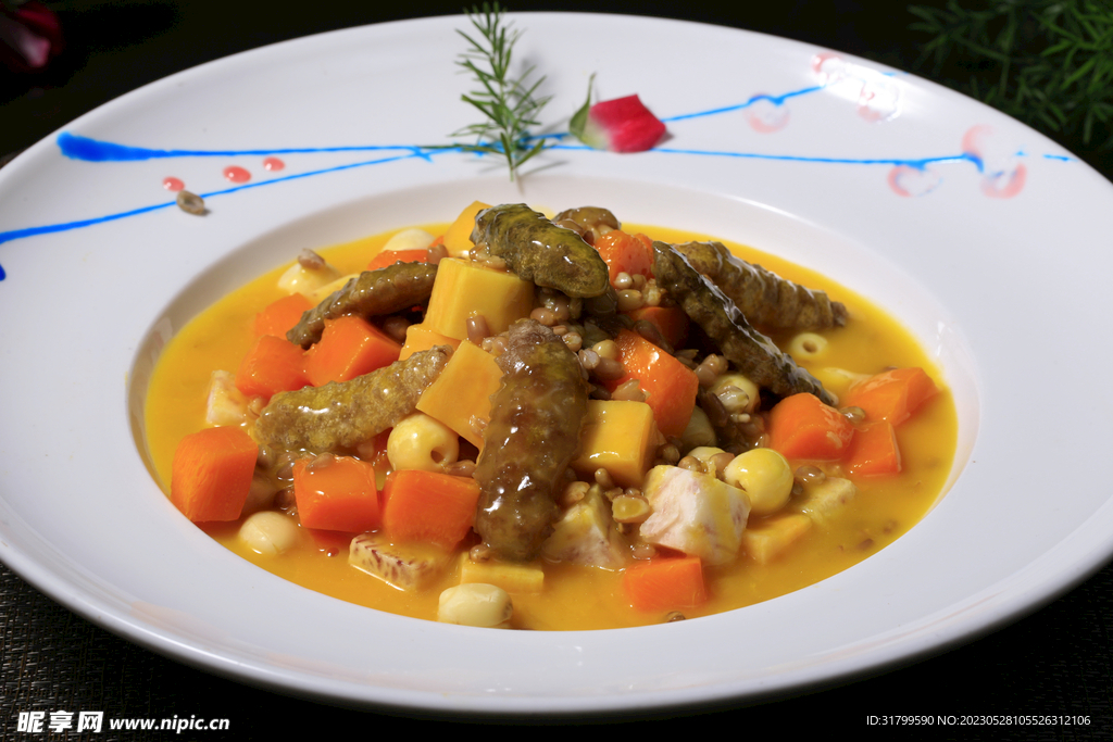 野米五谷煮海参