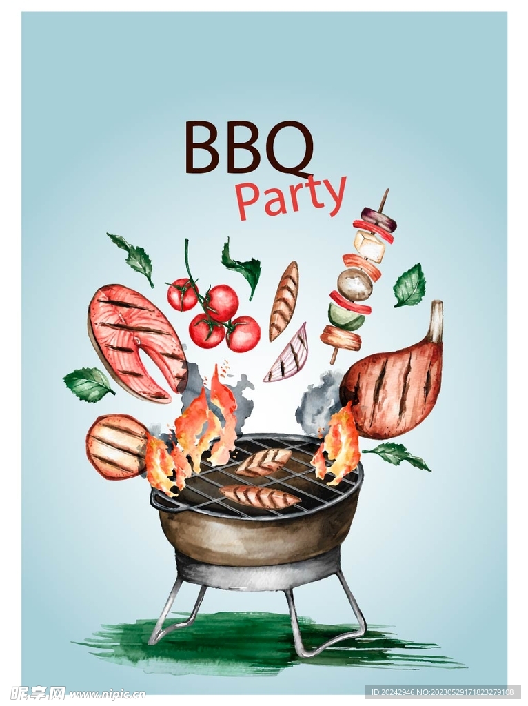  烧烤海报 