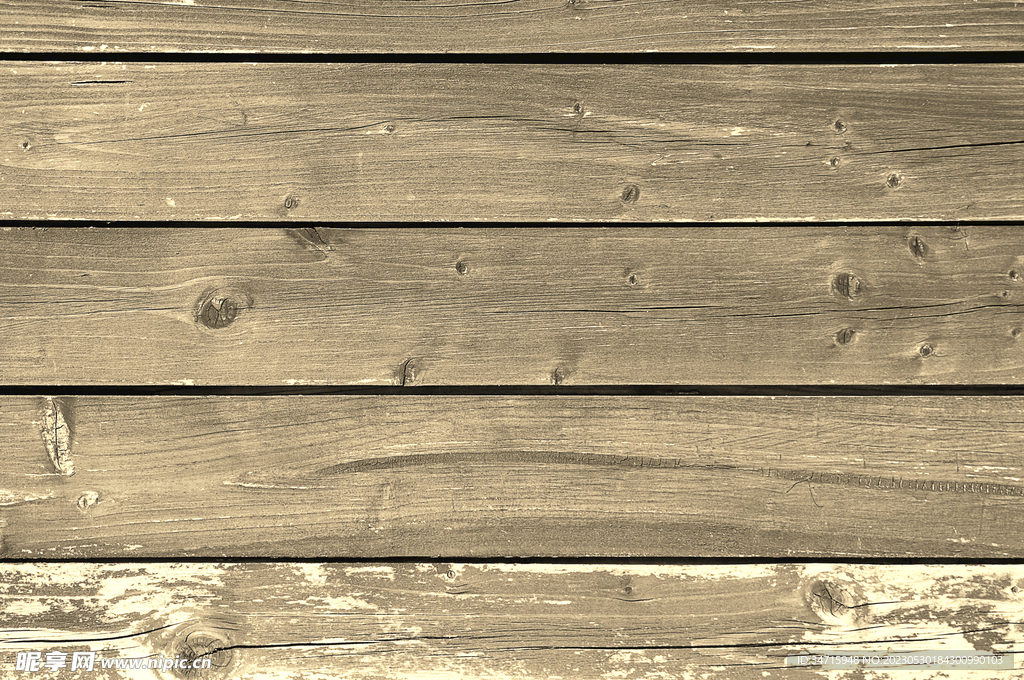 浅黄色木纹木板背景