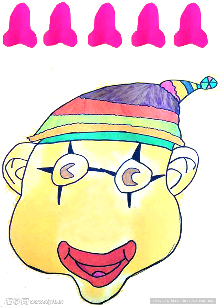 校园贴鼻子游戏