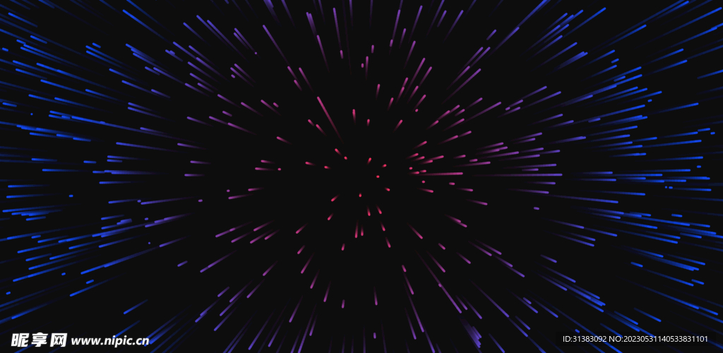 放射粒子线性素材