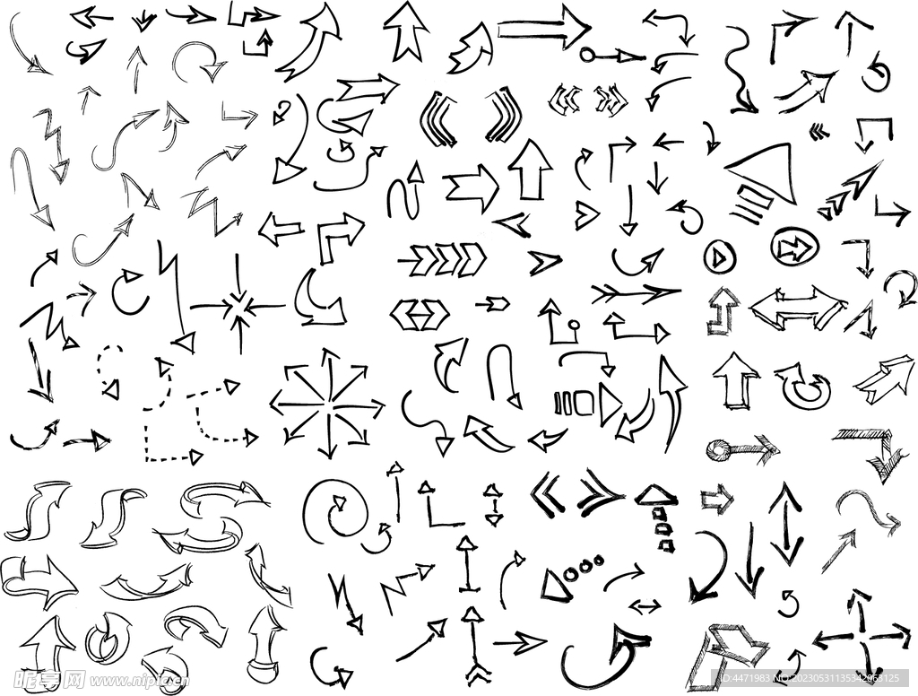 涂鸦箭头