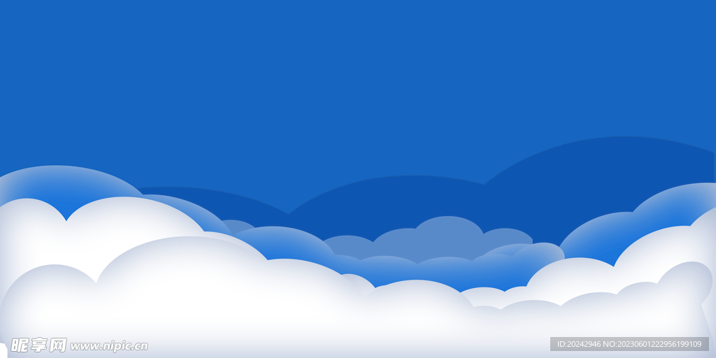 蓝天白云背景