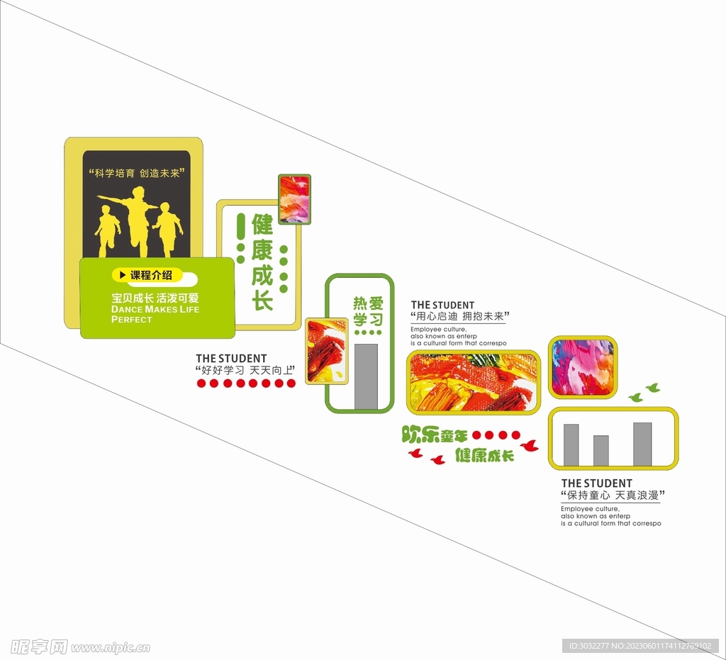 幼儿园教育文化墙