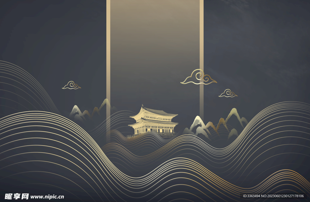 古典风背景模板