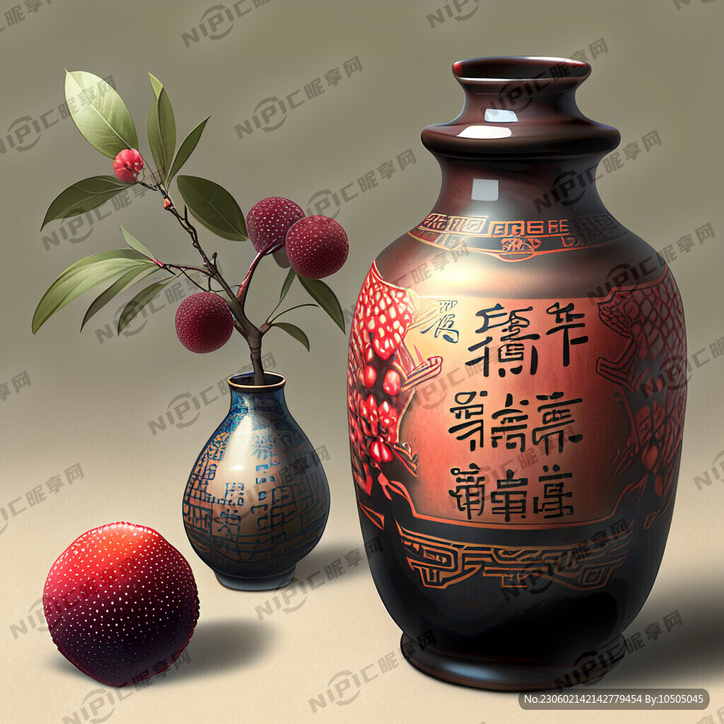 杨梅 文案 瓶子