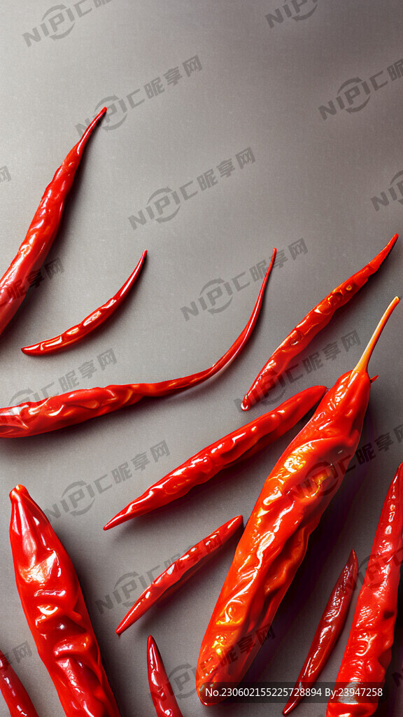 背景为红色 辣条为主体