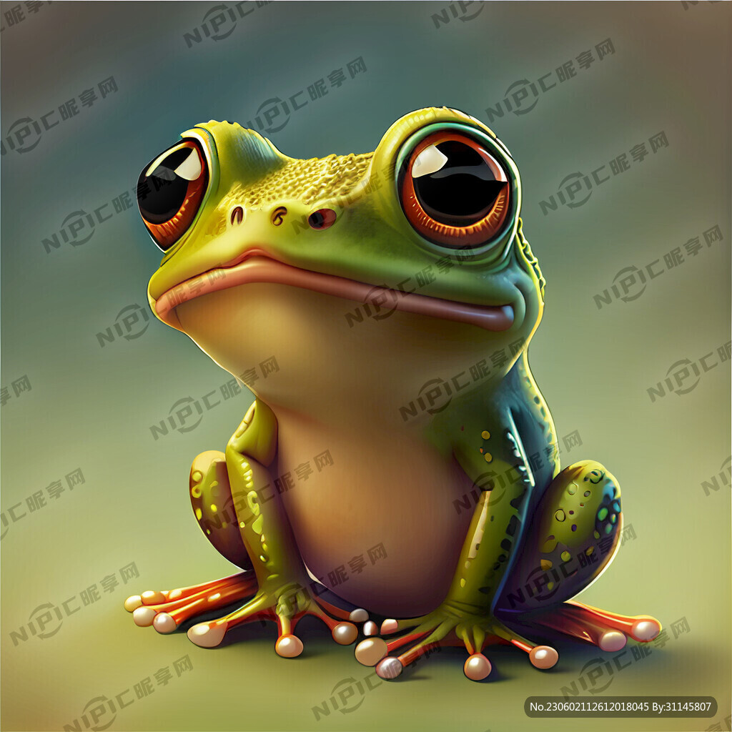 小青蛙 卡通 可爱