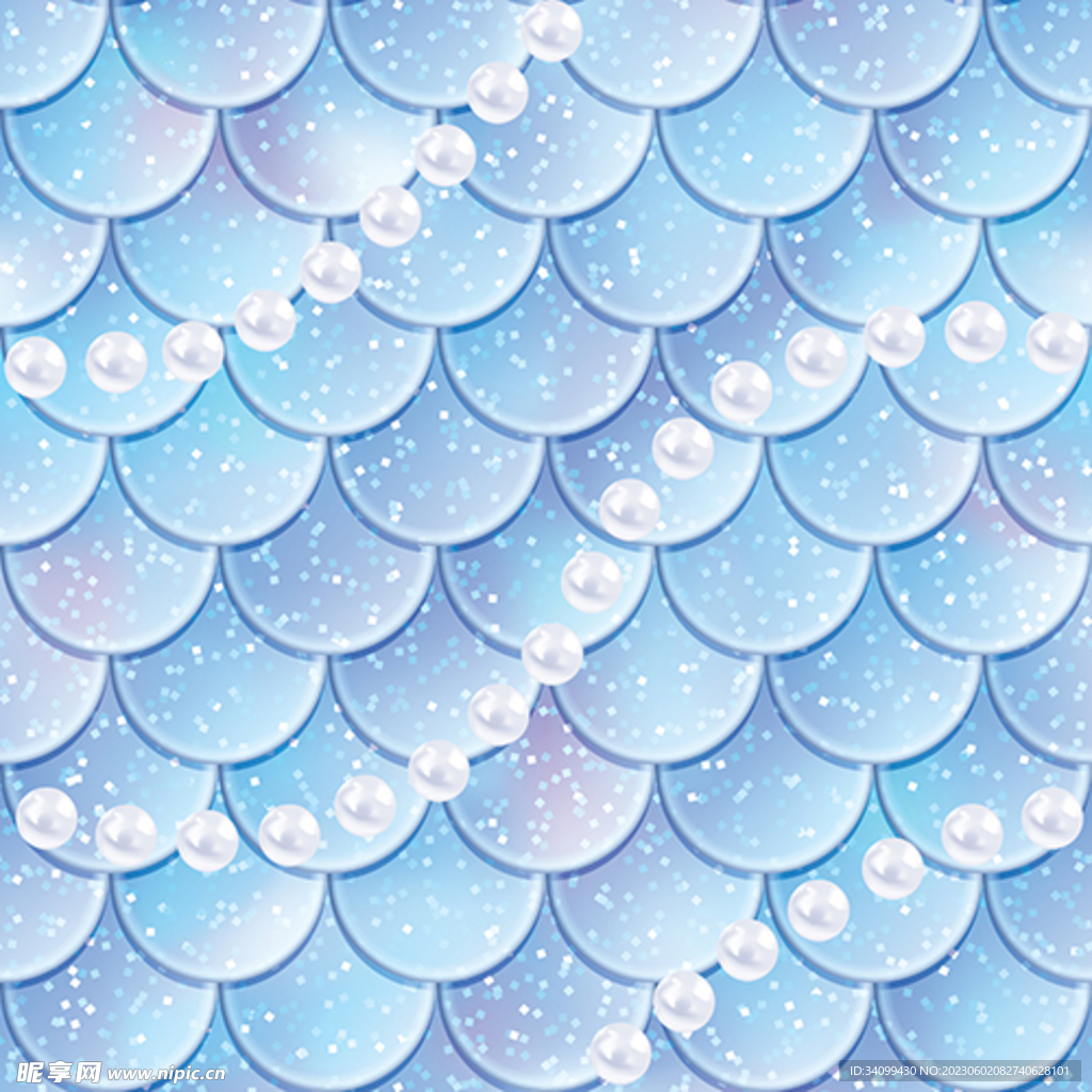 美人鱼鳞片背景