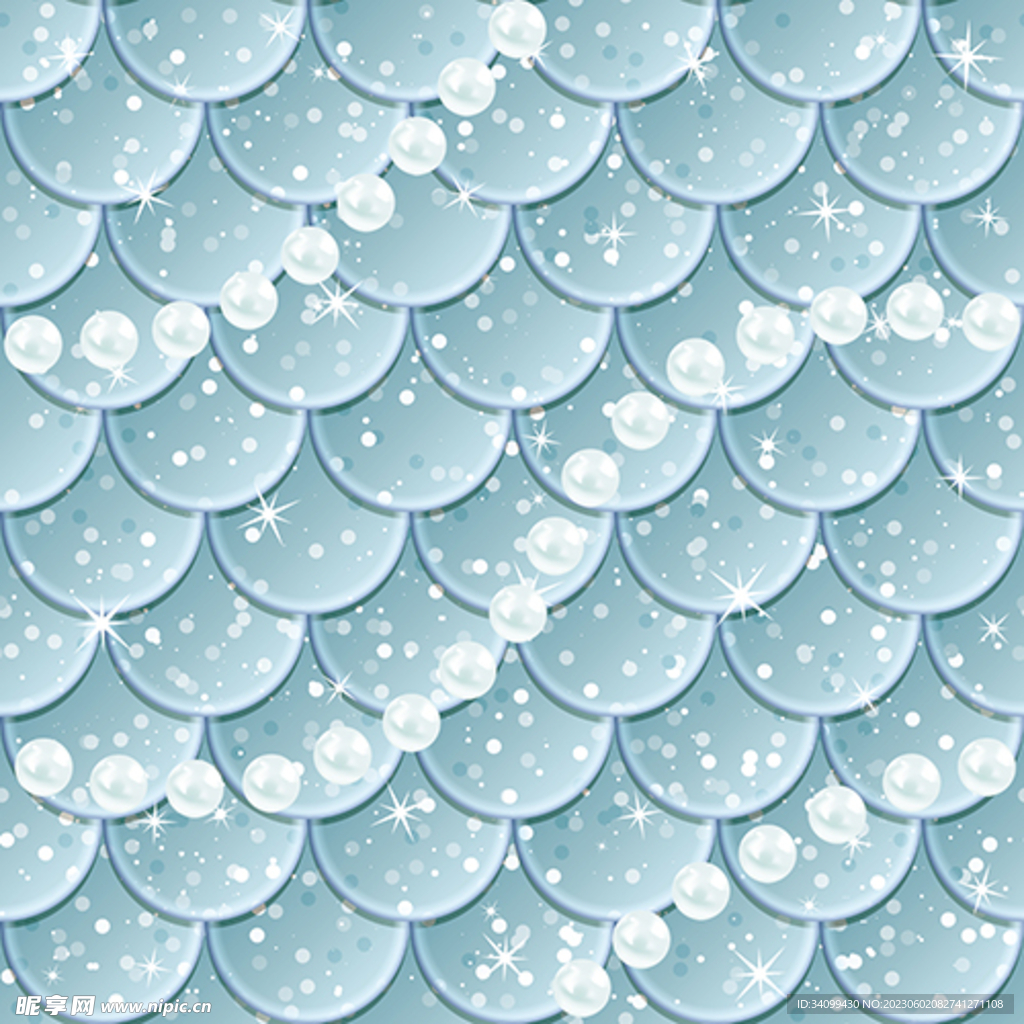 美人鱼鳞片背景