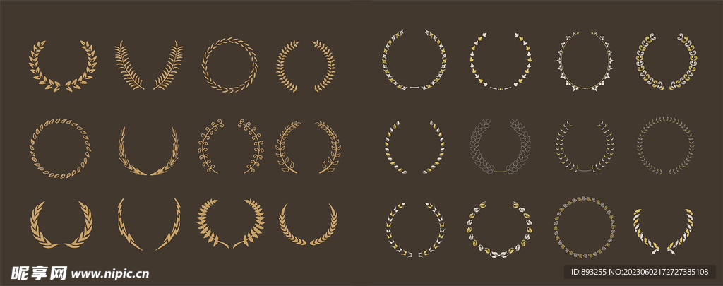 中国风欧式古典复古传统花纹边框