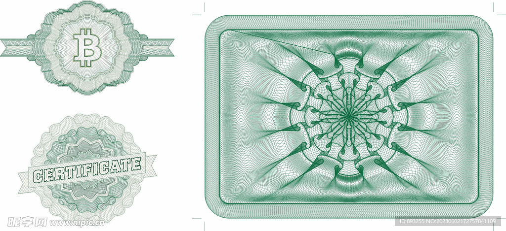 仿伪图纹图案底纹线条