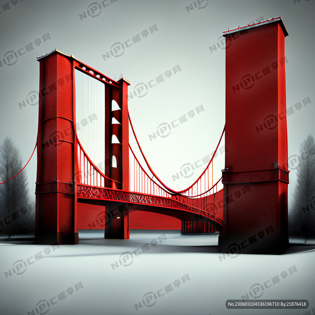 桥梁文化 文化墙 红色