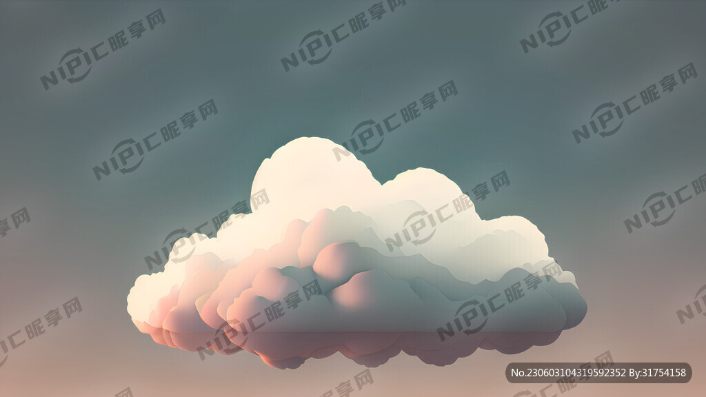 云朵 自然 简约