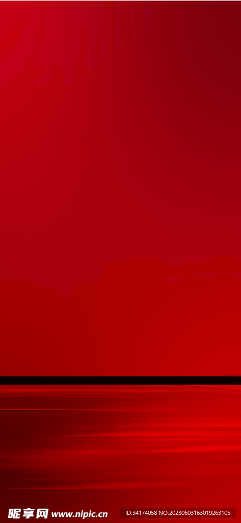 红色背景