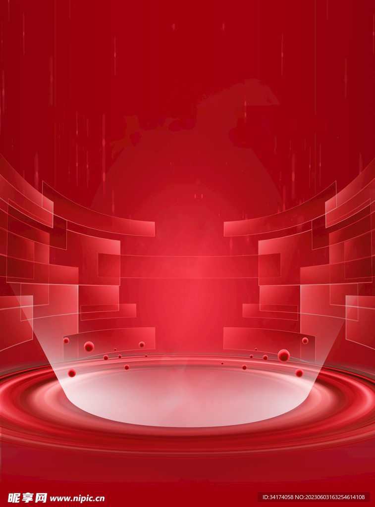 红色背景