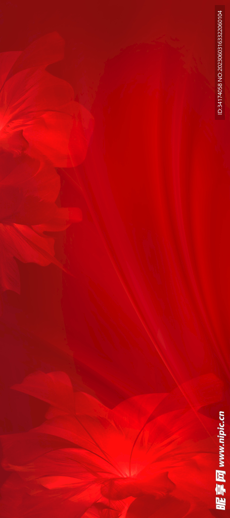 红色背景