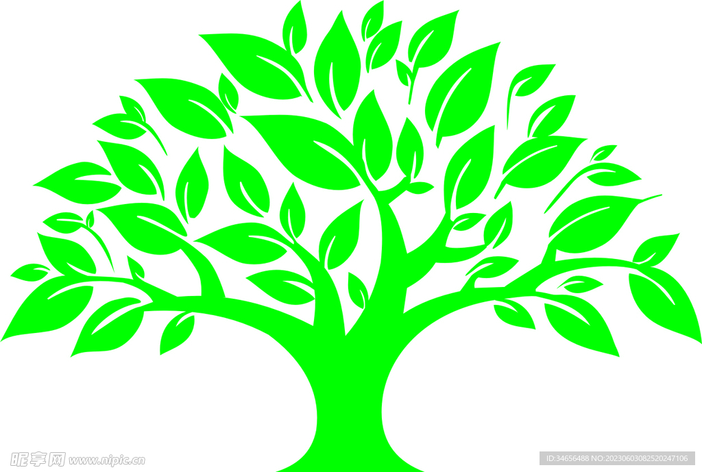 绿色树