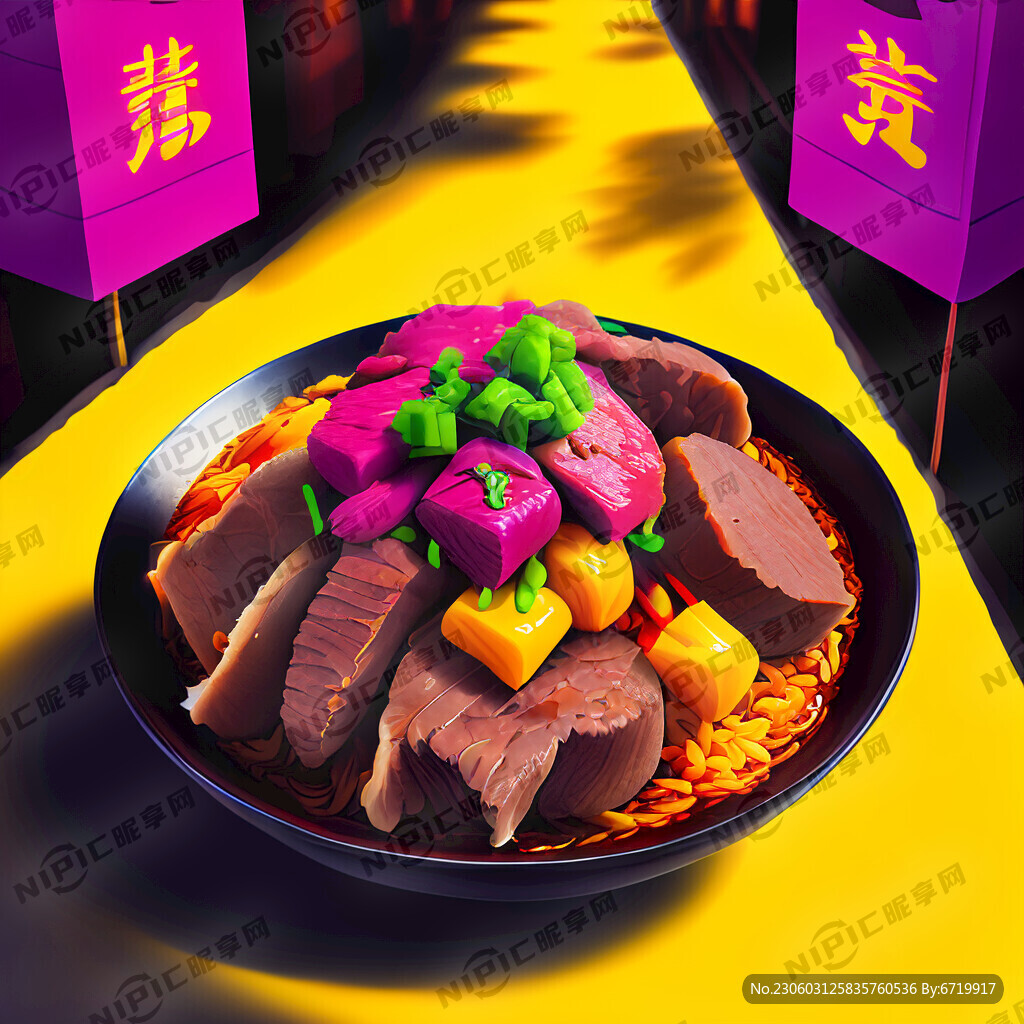 牛杂 色彩鲜艳 品象高端