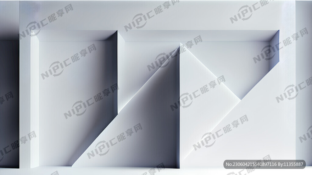 白色 几何 背景 简洁 简约