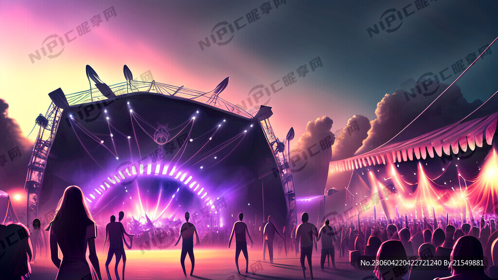 音乐节现场