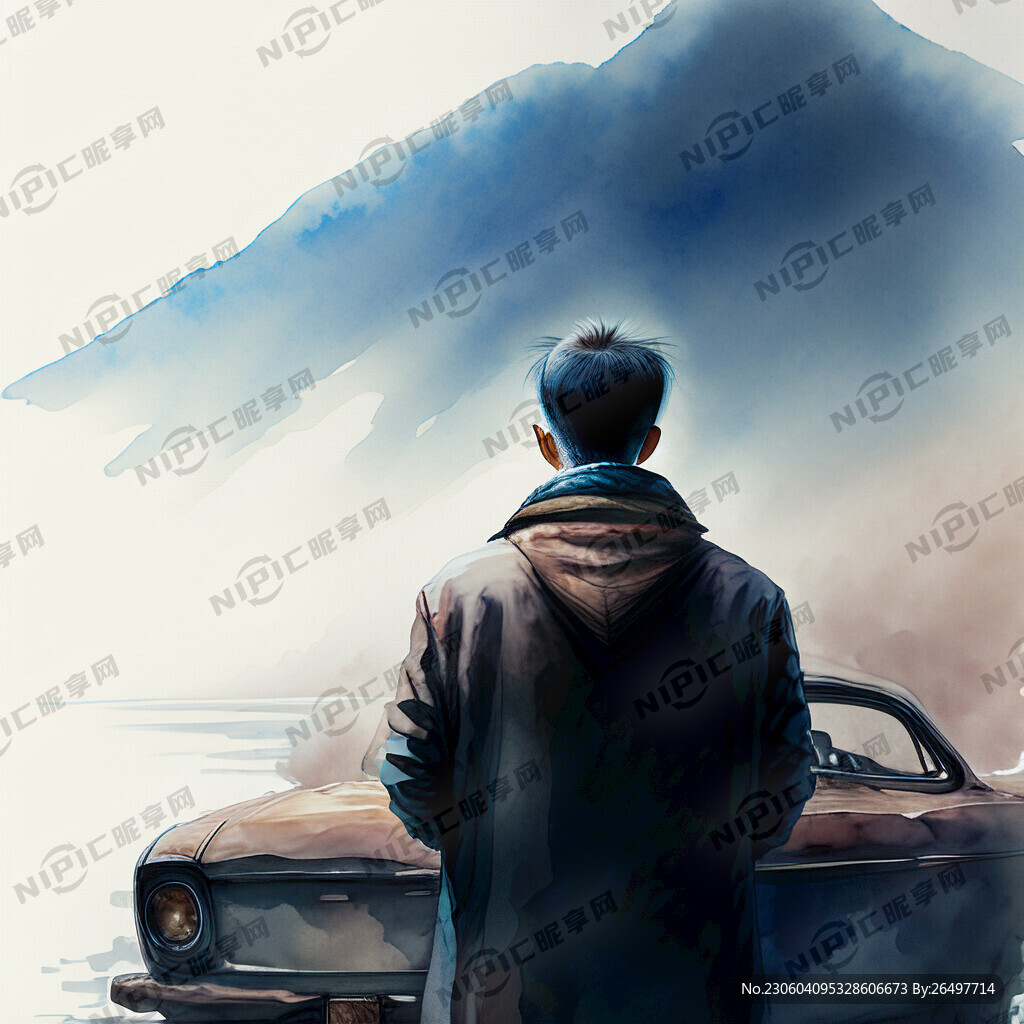 孤独 一人一车 一望无际