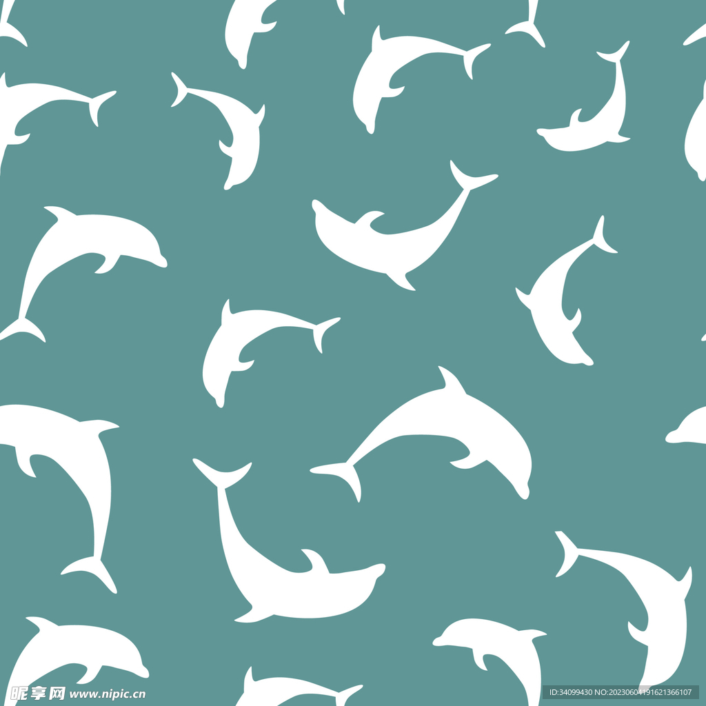 海豚图案
