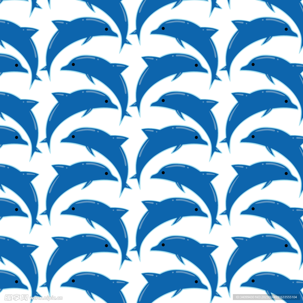 海豚图案