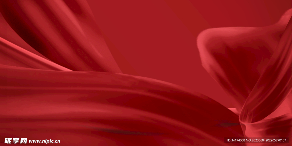 红色背景